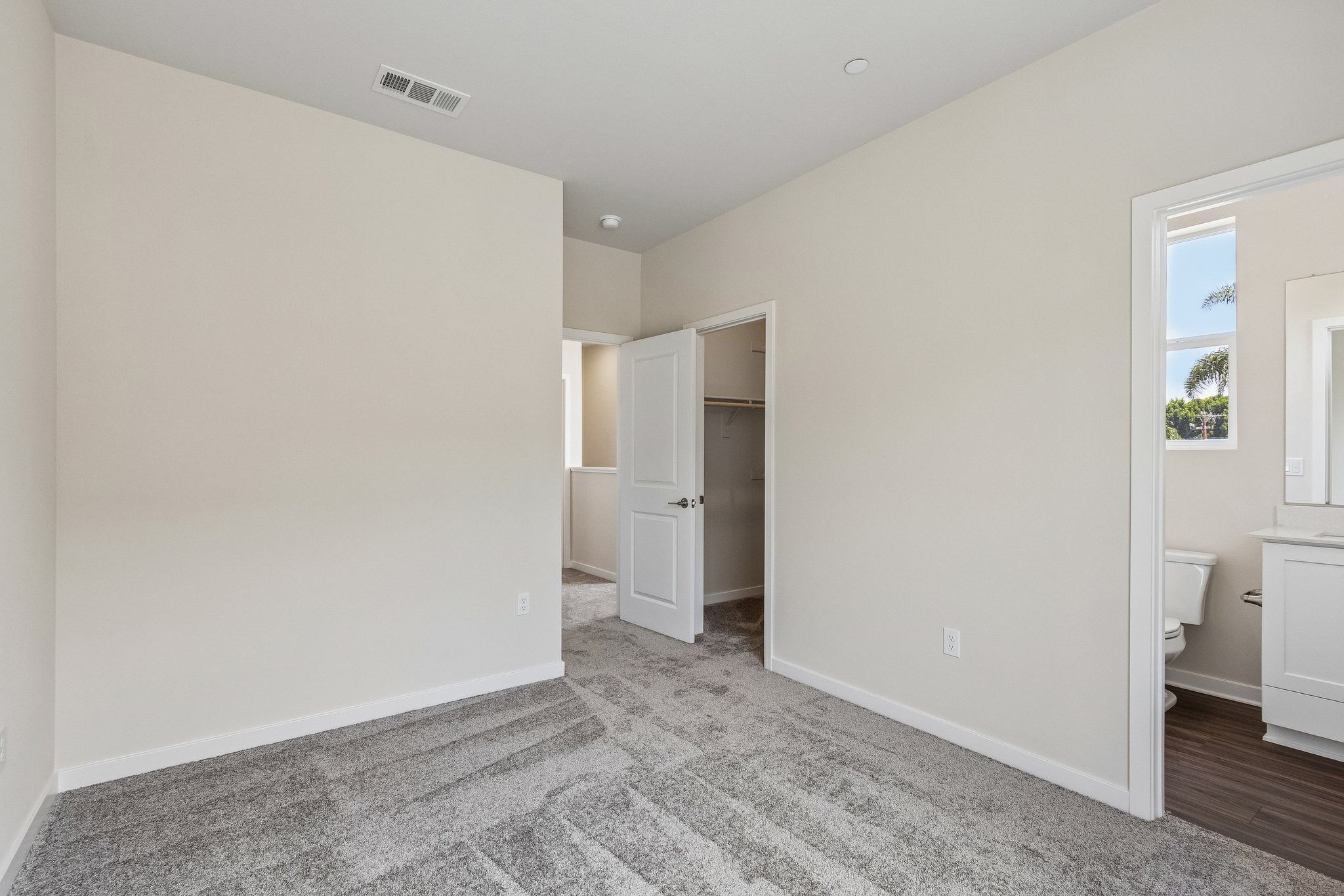 A room with white walls.