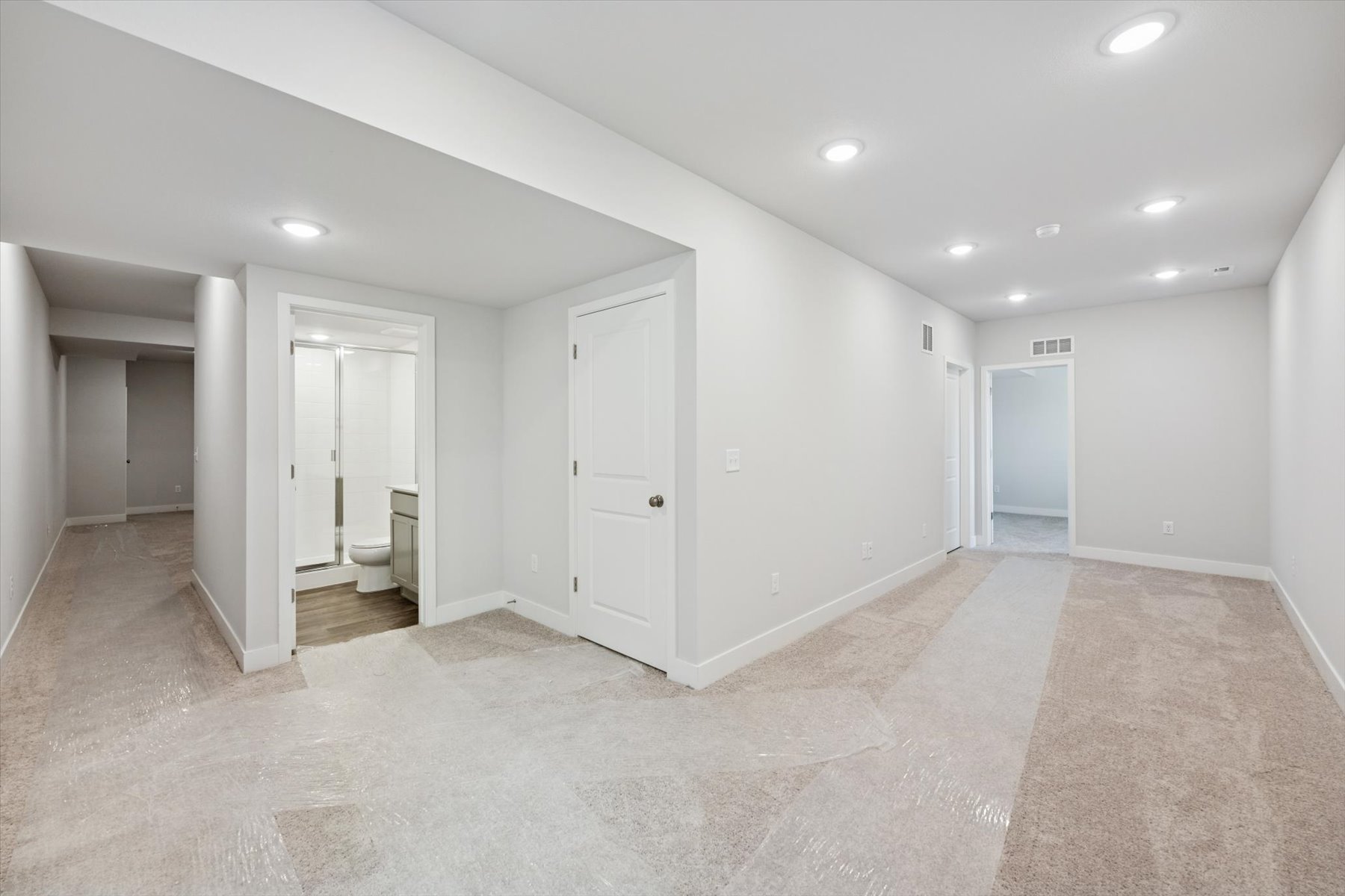 A large empty room.