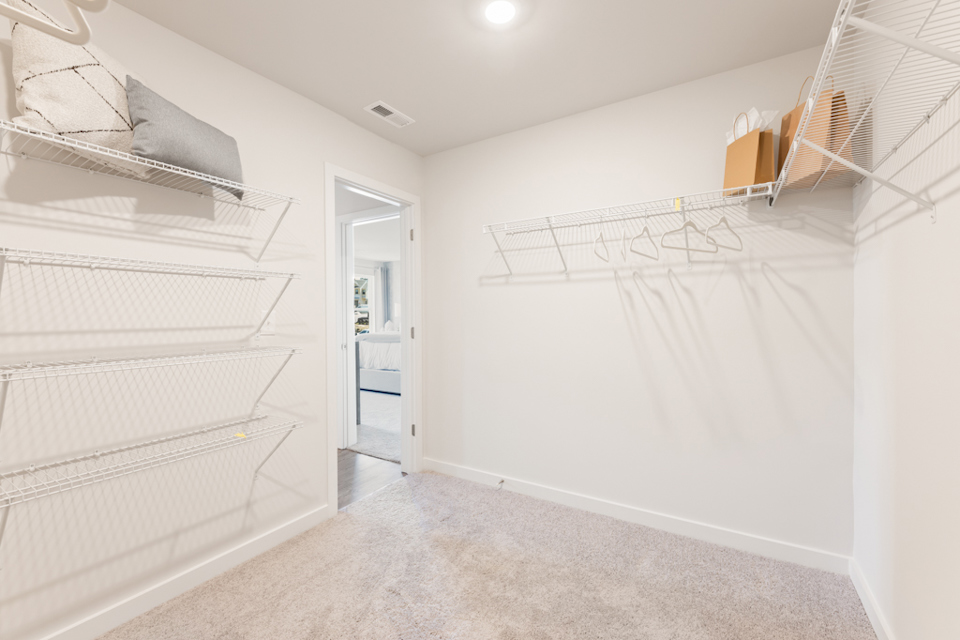 A room with white walls.