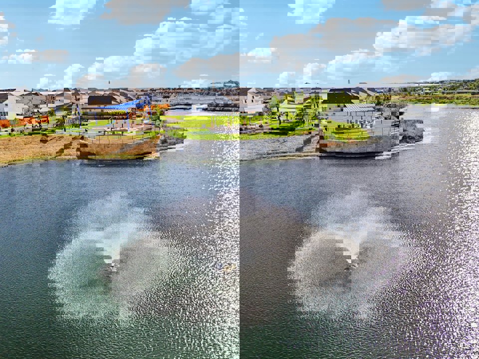 A boat on the water.