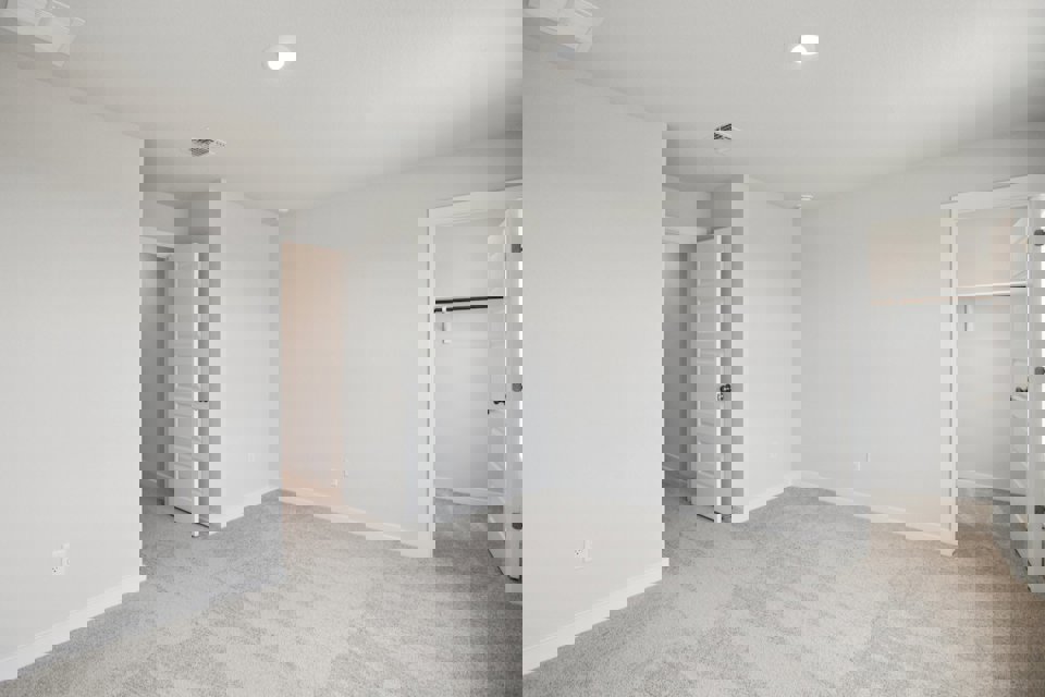 A room with white walls.