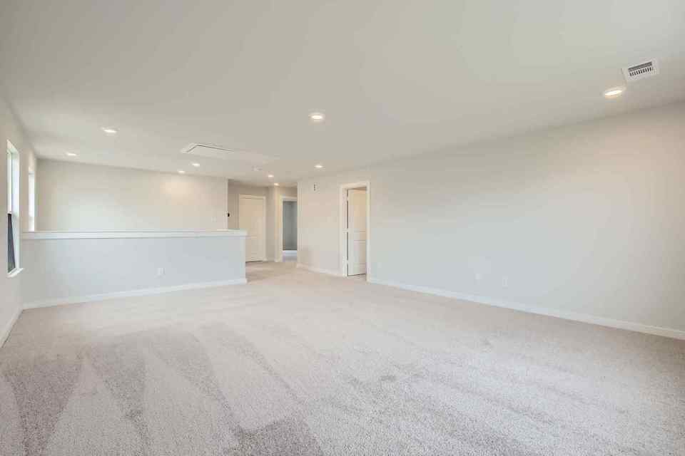 A long empty hallway.