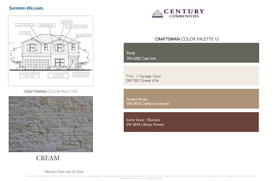 Craftsman Color Palette - 12