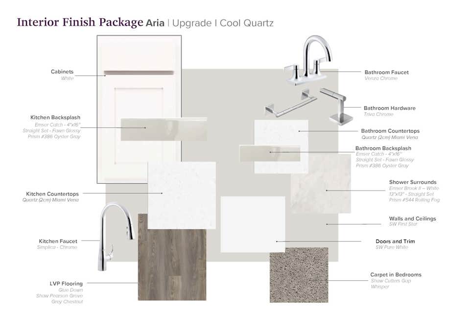 SA Interior Packages Aria Upgrade - Cool - White Cab - Quartz Miami Vena