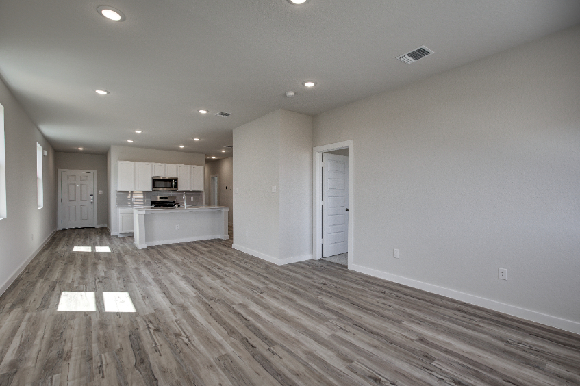 A large empty room.