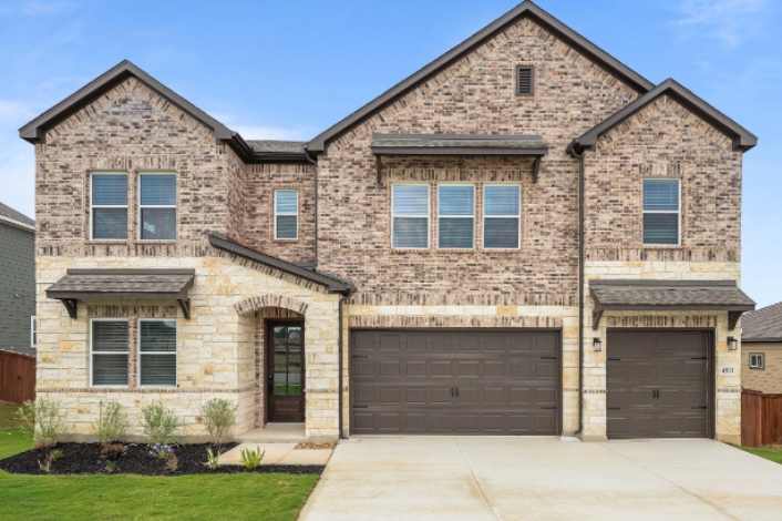 A large brick building.
