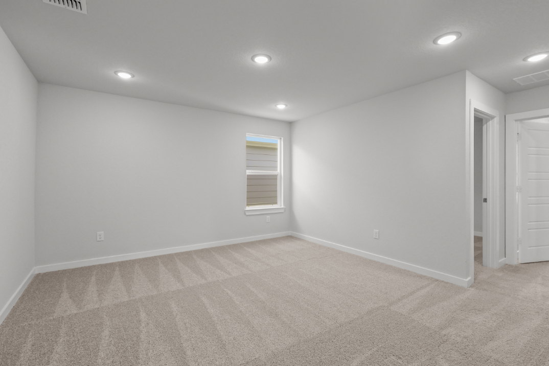 A room with white walls.