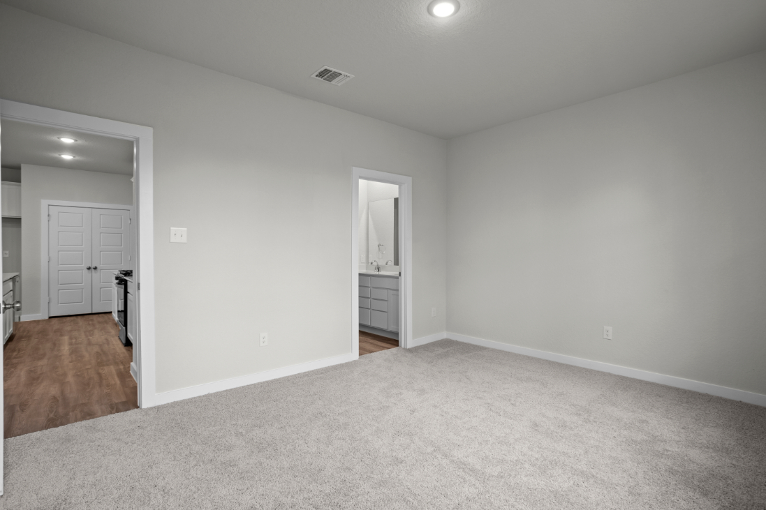 A room with white walls.