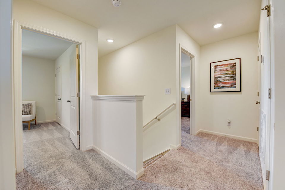 A room with a white cabinet.