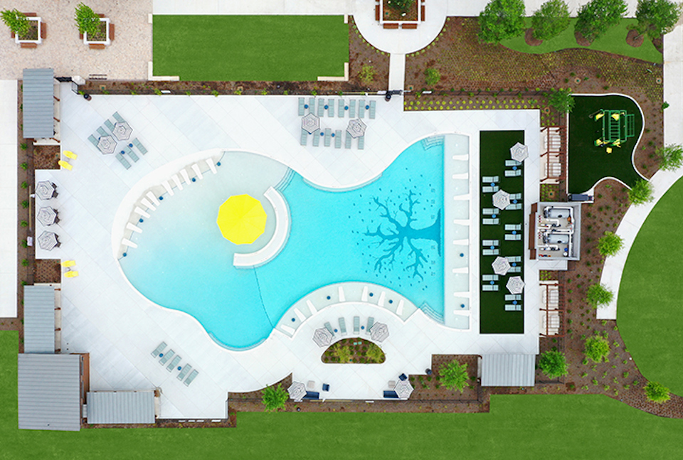 A building with a mural on it.